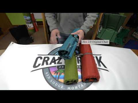 Crazy Creek HEX 2.0 Powerlounger aleutian blue/slate