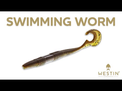 Westin Swimming Worm Gummiköder 13 cm 5er Set