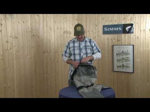 Simms Headwaters Pro Stockingfoot Wathose boulder