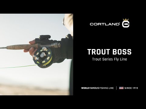 Cortland Trout Boss WF Fliegenschnur green/yellow